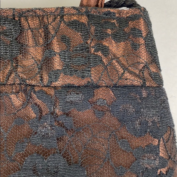 VICTORIAS SECRET handbag brown black lace - Picture 5 of 7